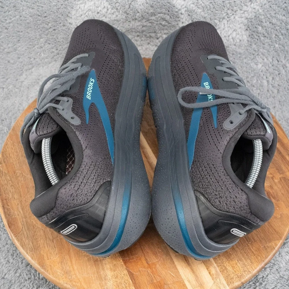 Brooks Ghost Max 2 Shoes Mens Size 12 EE Ebony Blue Sapphire Running Sneaker